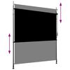 vidaXL Store roulant d'extérieur 200 x 270 cm Anthracite