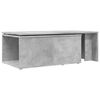 vidaXL Table basse gris b&eacute;ton 150x50x35 cm bois d'ing&eacute;nierie