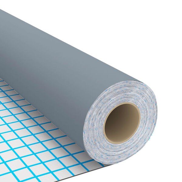 vidaXL Film autoadh&eacute;sif pour meubles Gris 500x90 cm PVC