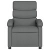 vidaXL Fauteuil inclinable gris fonc&eacute; tissu