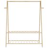 vidaXL Porte-vêtement avec étagères 132x45,5x150,5 cm bambou