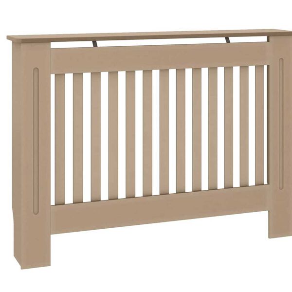 vidaXL Cache-Radiateur 2 pcs Marron 112 x 19 x 81,5 cm