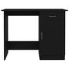vidaXL Bureau Noir 100x50x76 cm Bois d’ingénierie