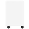vidaXL Support d'imprimante avec roulettes blanc 41x32x48 cm