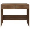 vidaXL Bureau Ch&ecirc;ne marron 101x50x76,5 cm Bois d'ing&eacute;nierie