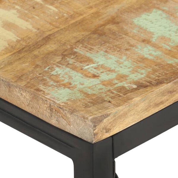 vidaXL Table basse 110x60x35 cm Bois de récupération massif