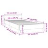 vidaXL Cadre de lit sans matelas blanc double similicuir