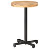 vidaXL Table de bistro Ronde &Oslash;50x75 cm Bois de manguier brut