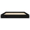 vidaXL Lit pour chien Noir 101,5x74x9 cm Bois de pin solide