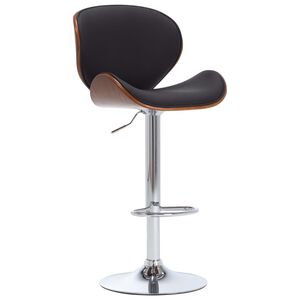 vidaXL Tabouret de bar Noir Similicuir