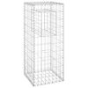 vidaXL Poteau &agrave; panier de gabion 40x40x100 cm Fer