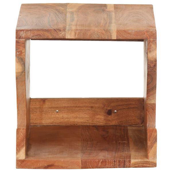 vidaXL Support mural de vélos 35x25x25 cm Bois d'acacia massif