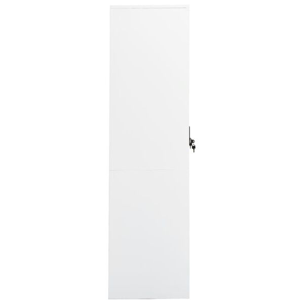 vidaXL Garde-robe Blanc 80x50x180 cm Acier
