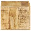 vidaXL Cabinet de chevet Marron 40 x 30 x 25 cm Bois de mangue massif