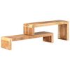 vidaXL Meubles TV 2 pcs Bois d'acacia massif