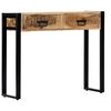 vidaXL Table console 90 x 30 x 75 cm Bois de manguier massif