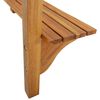 vidaXL Table de bar de balcon 90x37x122,5 cm Bois d'acacia massif