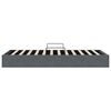 vidaXL Lit de Rangement avec matelas Gris fonc&eacute; 100 x 190 cm Velours
