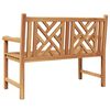 vidaXL Banc de jardin Marron 150 x 60 x 90 cm Bois de teck solide