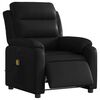 vidaXL Fauteuil inclinable de massage &eacute;lectrique noir similicuir