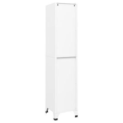 vidaXL Armoire à casiers Blanc 38x40x180 cm Acier