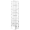 vidaXL Poteau &agrave; gabion circulaire Acier galvanis&eacute; &Oslash;30x100 cm