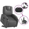 vidaXL Fauteuil inclinable &eacute;lectrique gris similicuir