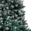 vidaXL Arbre de No&euml;l artificiel avec LED/boules pommes de pin 150cm