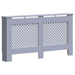 vidaXL Cache-radiateur anthracite 152x19x81,5 cm MDF