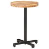 vidaXL Table de bistro Ronde &Oslash;50x75 cm Bois de manguier brut