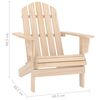 vidaXL Chaise de jardin Adirondack bois de sapin massif