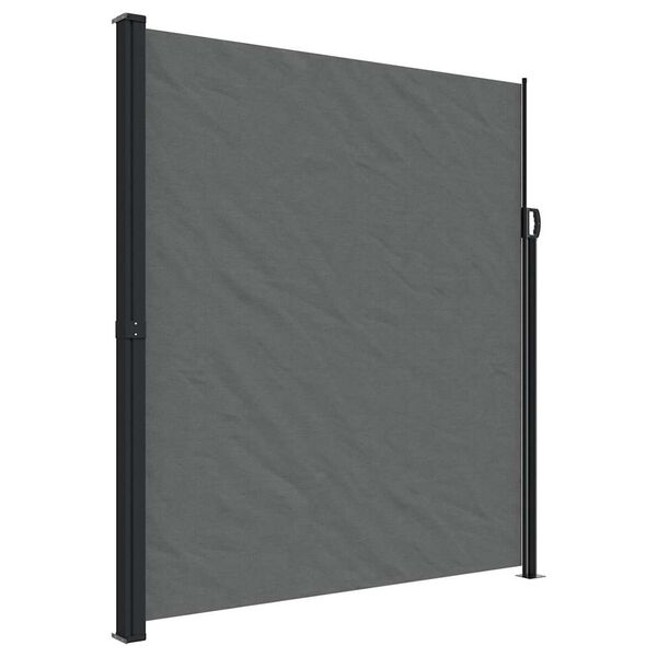 vidaXL Auvent lat&eacute;ral r&eacute;tractable anthracite 220x500 cm