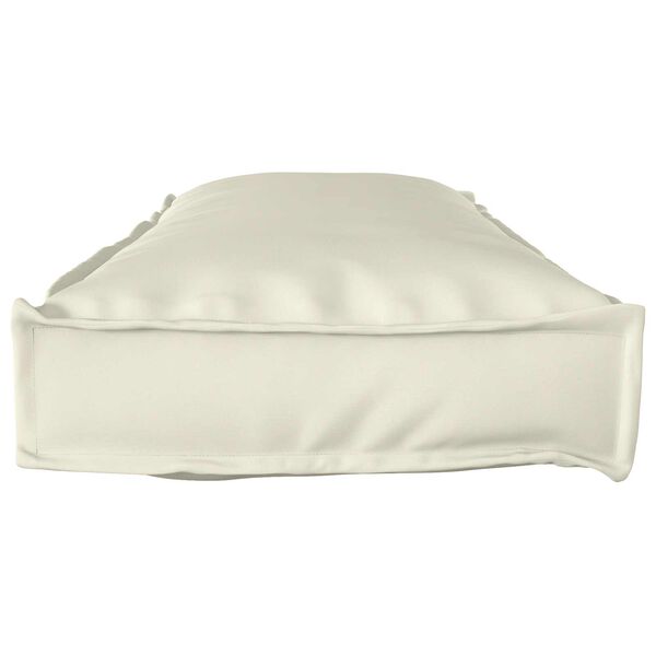 vidaXL Coussin Cr&egrave;me 120 x 40 x 8 cm Tissu Oxford