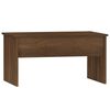 vidaXL Table basse Chêne marron 80x50,5x41,5 cm Bois d'ingénierie