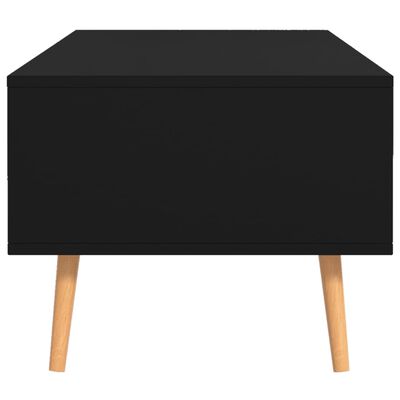 vidaXL Table basse Noir 100x49,5x43 cm Bois d'ingénierie