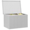 vidaXL Bo&icirc;te de rangement de jardin Gris 149x99x93 cm