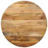 vidaXL Dessus de table &Oslash; 80x2,5 cm rond bois de manguier massif