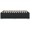 vidaXL Cadre de lit sans matelas noir similicuir