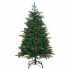 vidaXL Sapin de No&euml;l artificiel articul&eacute; 150 LED 150 cm