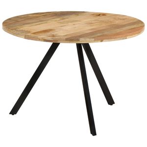 vidaXL Table &agrave; d&icirc;ner 110x75 cm Bois de manguier massif