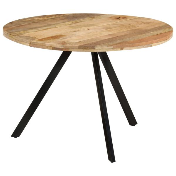 vidaXL Table &agrave; d&icirc;ner 110x75 cm Bois de manguier massif