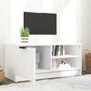 vidaXL Meuble TV Blanc 80x35x36,5 cm Bois d'ing&eacute;nierie