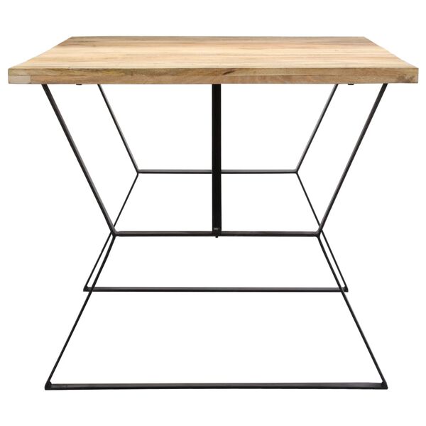 vidaXL Table &agrave; manger 180x90x76 cm Bois de manguier massif