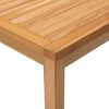 vidaXL Table &agrave; d&icirc;ner de jardin 110x110x77 cm Bois de teck solide