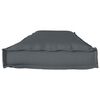 vidaXL Coussin Anthracite 140 x 40 x 8 cm Tissu Oxford