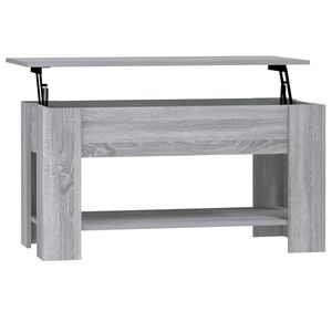 vidaXL Table basse Sonoma gris 101x49x52 cm Bois d'ing&eacute;nierie