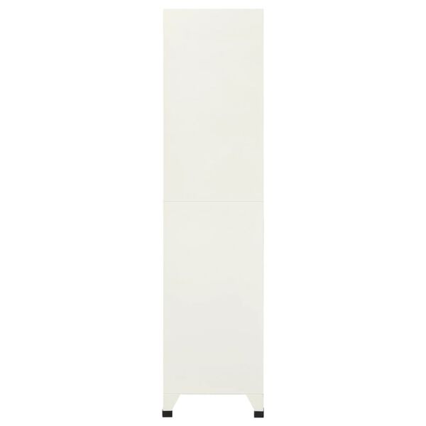 vidaXL Armoire &agrave; casiers Gris et bleu 90x45x180 cm Acier