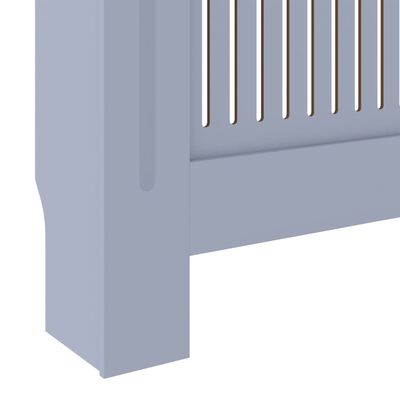 vidaXL Cache-radiateur MDF Gris 205 cm