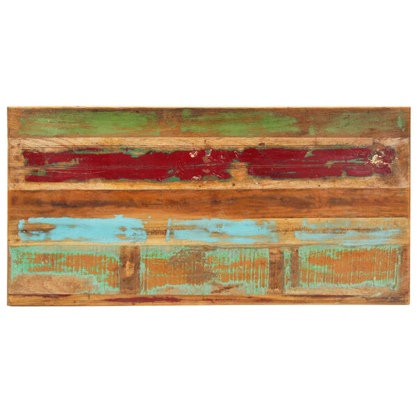 vidaXL Table de salle &agrave; manger Bois de r&eacute;cup&eacute;ration solide 140x70x76cm