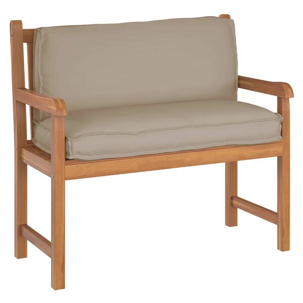 vidaXL Coussin Taupe 120 x 40 x 12 cm Tissu Oxford